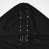Voyelles Men's Gothic Knit coat with Studded in Black