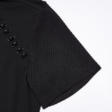 Fleurs du Mal Men's Gothic Top with Mesh Sleeves in Black
