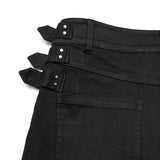 Morion Men's Punk Jeans in Black