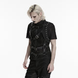 Aether Victorian Gothic Cyber Waistcoat Top Men's