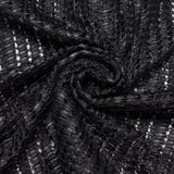 Wuthering Men's Punk Mesh Tank Top with Faux Leather Straps in Black
