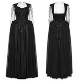 Westenra Women's Victorian Gothic Dress in Black