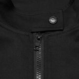 Harrow Men's Gothic Zipped Sleeveless Jacket in Black