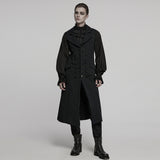 Charnel Gothic Woven Napoleon Sleeveless Jacket  Men's