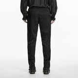 Tamerlane Men's Gothic Dark Pattern Pants in Black