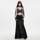 Vesper Cross Lace Choker