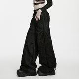 Hemlock Buckle Denim Wide Leg Baggy Trousers