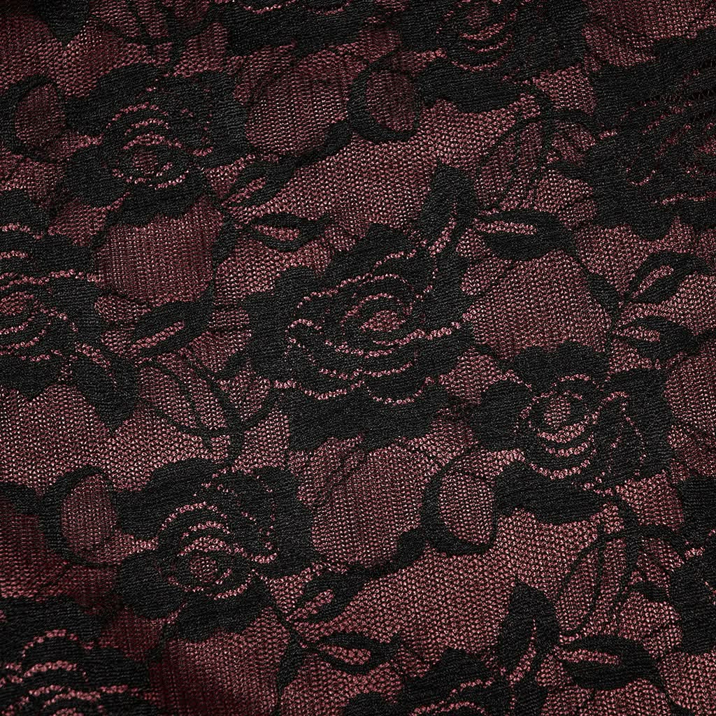 Siberia Fur Cloak (Red) - PunkRave