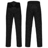 Atlant Gothic Velvet Jacquard Pants Men's