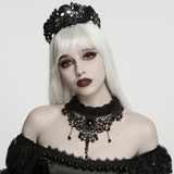 Berenice Beaded Lace Choker Necklace