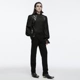 Archfiend Gothic Woven Lace Shirt Men's