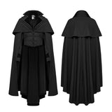 Nadir Gothic Wool Embroidery Cloak Coat Men's