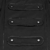 Oleander Men's Gothic Skirt with Decorative  Straps in Black