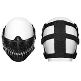 Renfield Spiked Faux Leather Mask