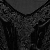 Atharvan Gothic Laced Front Dress
