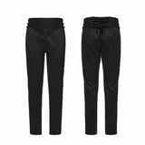 Penumbra Men's Gothic Trousers with Cross in Black