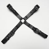 Corvid Women's Gothic Studded Harness in Black
