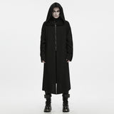 Voyelles Men's Gothic Knit coat with Studded in Black