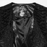 Gnosis Victorian Gothic Velvet Jacquard Waistcoat Men's
