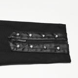 Morpheus Men's Gothic Woven Jacket in Black