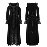 Atharvan Gothic Laced Front Dress