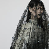 Melmoth Women's Gothic Veil in Black