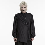 Bone Dirge Men's Gothic Shirt in Black