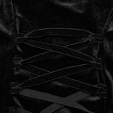 Atharvan Gothic Laced Front Dress