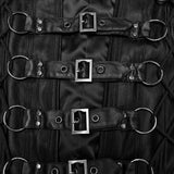 Ahriman Punk Mesh Multi-Buckle Harness Vest Men's