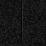 Là-Bas Women's Gothic Long Sleeve Lace Top in Black