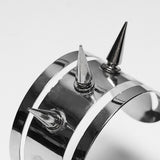 Snakeroot Women's Punk Studded Arm Cuff in Silver