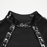 Plague Gothic Patent Leather Corset Dress