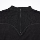 Bitter Root Men's Gothic Longsleeve Top in Black