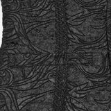 Moreau Men's Gothic Brocade Waistcoat Vest in Black
