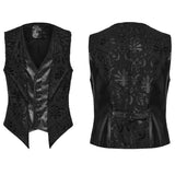 Gnosis Victorian Gothic Velvet Jacquard Waistcoat Men's