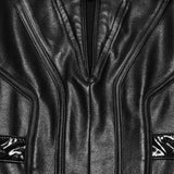 Christabel Women's Gothic Cyber Punk Dress in Black