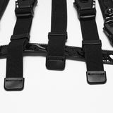 Requiescat Women's Gothic Techwear Harness in Black