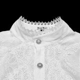 Cenotaph Men's Gothic Shirt in White