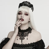 Berenice Beaded Lace Choker Necklace