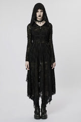Neon Nightfall Distressed Coat - PunkRave