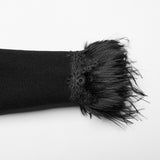 Alsciaukat Gothic Faux Fur Coat