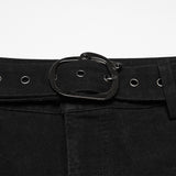 Caliban Men's Gothic Everyday Denim Pants in Black