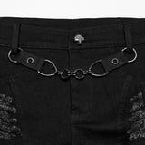 Ophelia Women's Gothic Shorts in Black