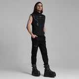 Bitterroot Gothic Buckle Cybergoth Waistcoat Men's