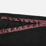 Altarf Gothic Distressed Black Denim Pants Men's
