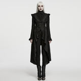 Kundry Women's Gothic Asymmetrical Vest in Black