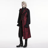 Aconite Men's Gothic Waistcoat with Chain Detail in Black