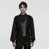 Gnosis Victorian Gothic Velvet Jacquard Waistcoat Men's