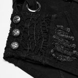 Ophelia Women's Gothic Shorts in Black