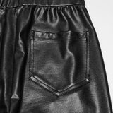 Nightshade Panel Cyber Faux Leather Leggings